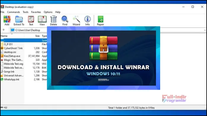 indir winrar full katılımsız​