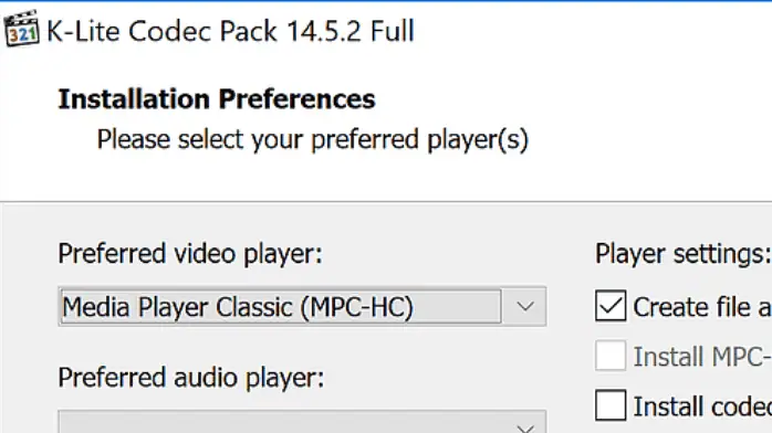 K Lite Codec Pack Full​ 1