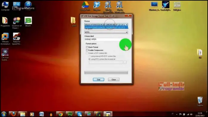 HP USB Disk Storage Format Tool v2 2.3 Full İndir pc