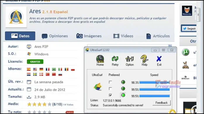UltraSurf Gezginler İndir full