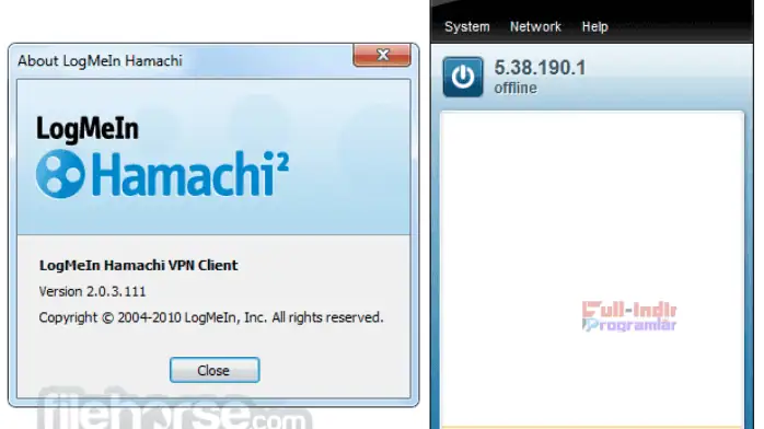 Hamachi İndir for pc