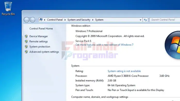 windows 7 indir