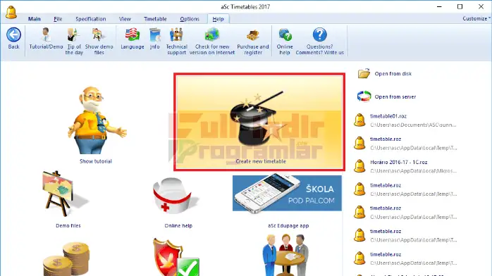 asc timetables full indir