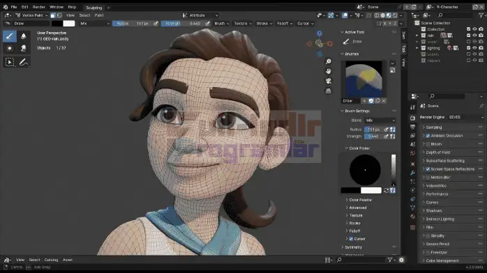 blender full indirpc