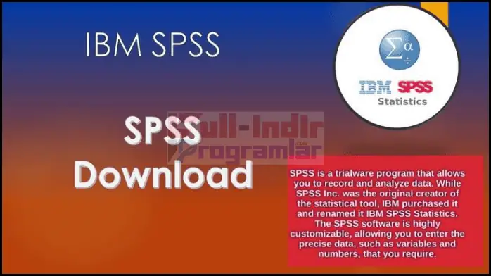 IBM SPSS Full İndir