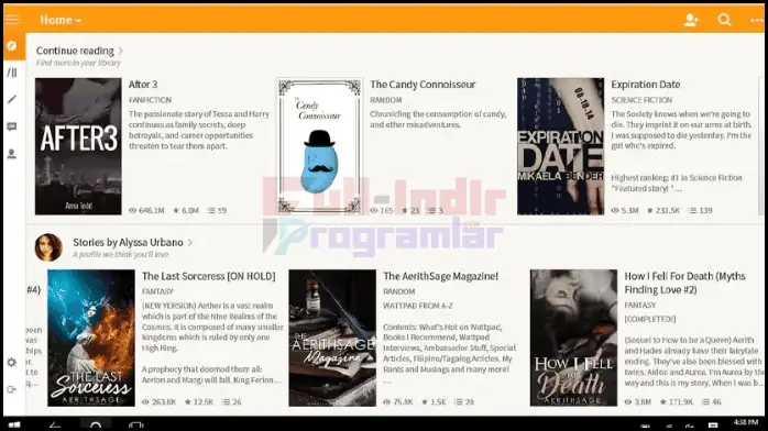 Wattpad İndir PC free