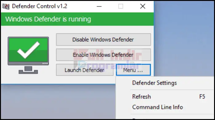 Defender Control İndir Full | Defender Devre Dışı Bırakın 4 Defender Control İndir Full